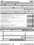 California Form 570-a - Nonadmitted Insurance Tax Return - 2011