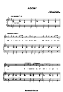 Stephen Sondheim - Agony - Sheet Music Printable pdf