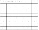 50 Count Box Tops Collection Sheet