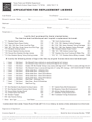 Form Pwd 341 - Application For Replacement License