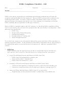 Osha Compliance Checklist - Asc