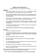 General Instructions For Rd-111 - Kansas City, Missouri