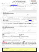 Business License Questionnaire - City Of Jeffersontown Revenue Department