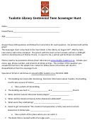 Tualatin Library Centennial Teen Scavenger Hunt Printable pdf