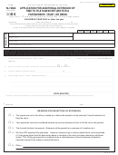 Form N-100a - Application For Additional Extension Of Time To File Hawaii Return For A Partnership, Trust, Or Remic - 2004