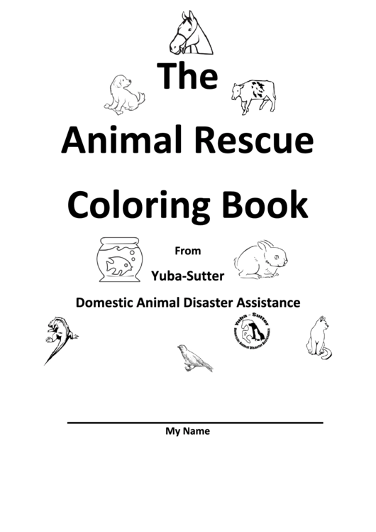The Animal Rescue Coloring Book Printable pdf