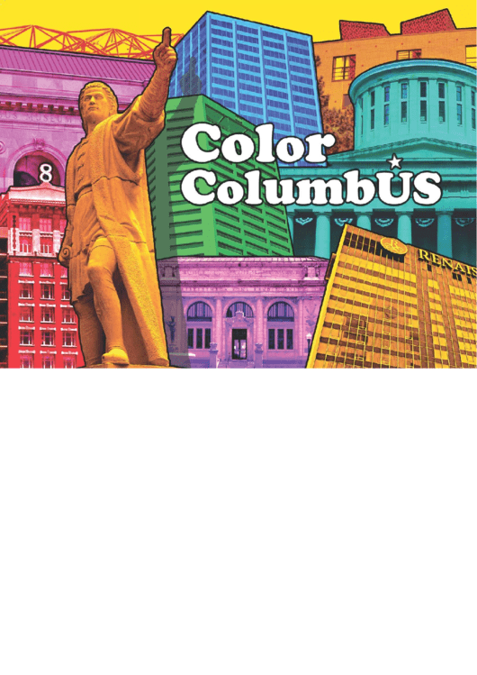 Columbus Coloring Book Printable pdf