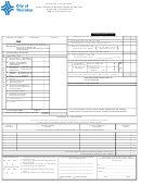 Sales/use Tax Return - City Of Thornton - Co Sales Tax Division - 2009