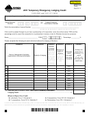 Montana Form Telc - Temporary Emergency Lodging Credit - 2011