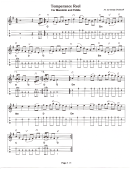'temperance Reel' Mandolin/fiddle Sheet Music
