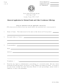 Form 133.12 - Renewal Application For Mutual Funds And Other Continuous Offerings