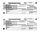 Form Er - Electronic Return Payment Coupon - 1998