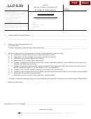 Fillable Form Llc-5.25 - Articles Of Amendment - Il Secretary Of State - 2010 Printable pdf