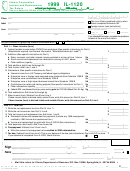 Form Il-1120 - Illinois Corporation Income And Replacement Tax Return - Il Department Of Revenue - 1999 Printable pdf
