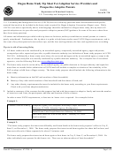 Instructions For Form M-738 - Hague Home Study Tip Sheet For Adoption Service Providers And Prospective Adoptive Parents