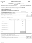 Fillable Arizona Form 302 - Defense Contracting Credits - 2000 Printable pdf