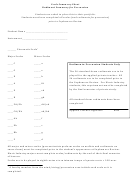 Scale Summary Sheet - Rudiment Summary For Percussion