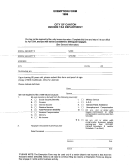 Exemption Form - Canton Income Tax Department - 1999