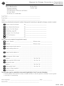 Form 92-033 - Request For Change, Correction Or Cancellation Of Tax Permit