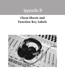 Appendix B - Cheat Sheets And Function Key Labels