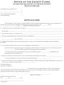 Application For License To Perform Marriages - Lincoln County