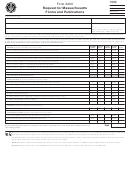 Form 2000 - Request For Massachusetts Forms And Publications - 1999