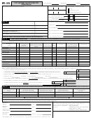 Form Ir-25 - City Income Tax Return For Individuals - 2000