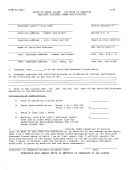 Form Ri-zn03 - Resident Business Owner Modification - 1999