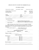 Requesting Form - Lorain Country Court Of Common Pleas