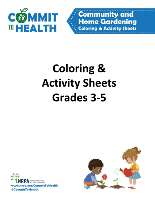 Grades 3-5 Coloring & Activity Sheets Printable pdf