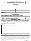 Form 14204 - Tax Counseling For The Elderly (tce) Program Application Checklist And Contact Sheet