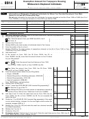 Fillable Form 8914 - Exemption Amount For Taxpayers Housing Midwestern Displaced Individuals - 2009 Printable pdf