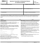Form 8596-a - Quarterly Transmittal Of Information Returns For Federal Contracts