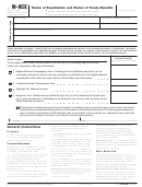 Form W-8ce - Notice Of Expatriation And Waiver Of Treaty Benefits