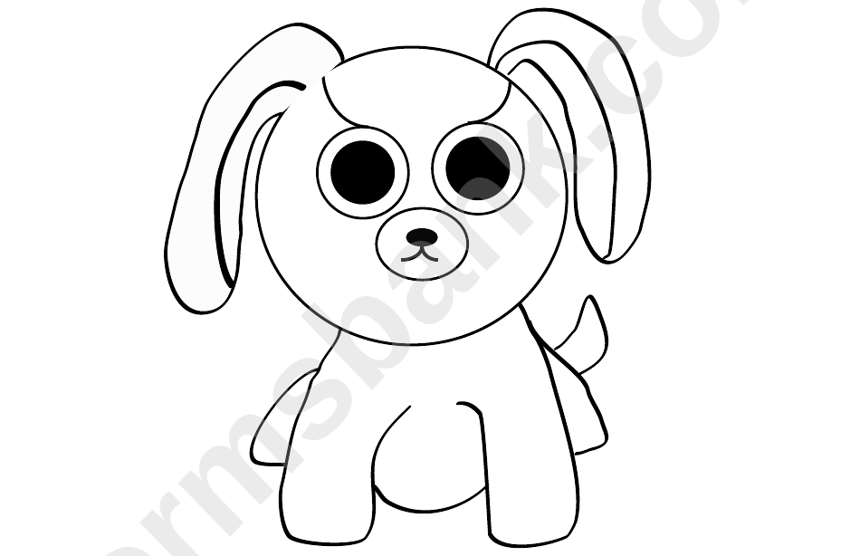 Puppy Coloring Sheet