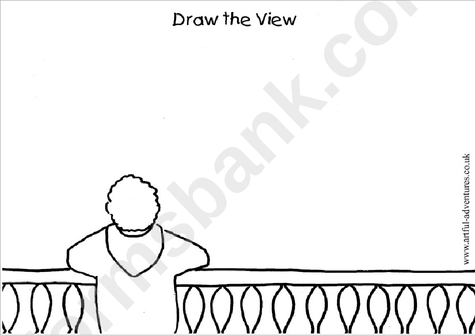 Draw The View Coloring Sheet