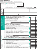 Form 104 - Colorado Individual Income Tax Return - 2001