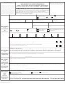 Form Dpf-178 - Application For Reemployment - New Jersey Civil Service Commission