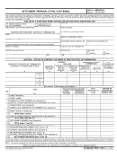Standard Form 1436 - Settlement Proposal (total Cost Basis)