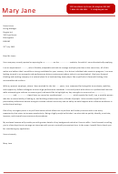 Cover Letter Example Printable pdf