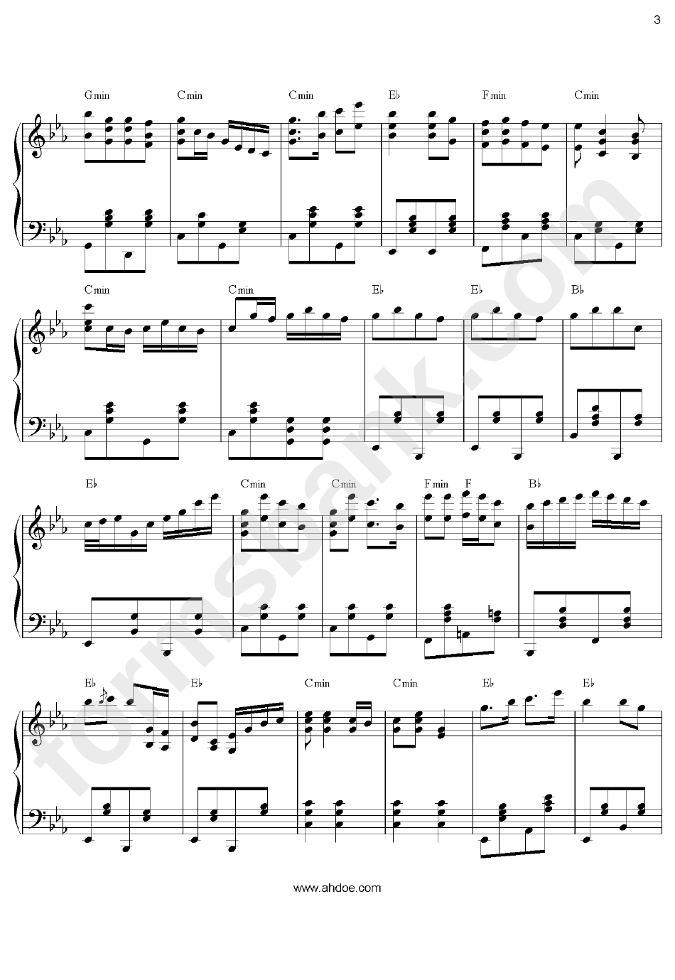 Chinese Piano Sheet Music