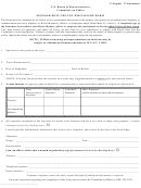 Sponsor Post-travel Disclosure Form - U.s. House Of Representatives Committee On Ethics