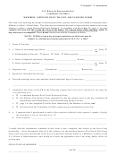 Member/officer Post-travel Disclosure Form - U.s. House Of Representatives Committee On Ethics