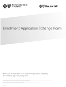 Enrollment Application/ Change Form - Blue Cross Blue Shield Of Oklahoma