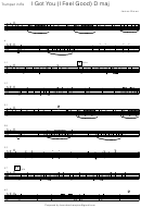 James Brown - I Got You (I Feel Good) Sheet Music Printable pdf