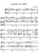 Phil Collins - Against All Odds Sheet Music Printable pdf