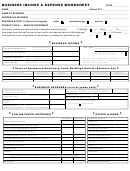 Business Income & Expense Worksheet