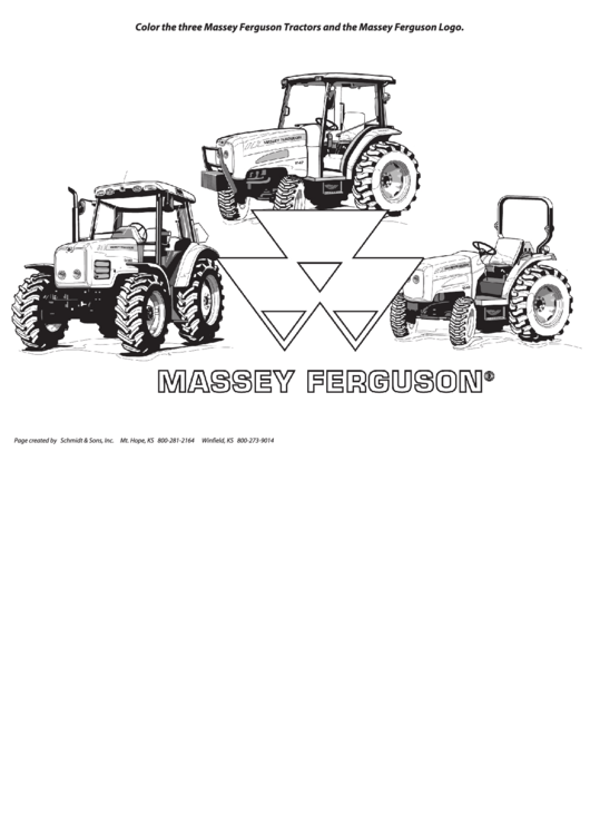 Toy Tractor Coloring Sheet Printable pdf