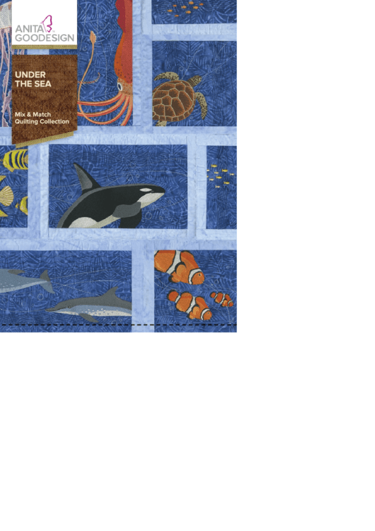 Under The Sea Mix & Match Quilting Activity Sheet Printable pdf