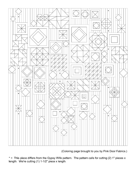 Patterns Coloring Sheet Printable pdf